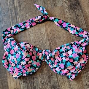 Vintage Victoria's Secret Floral Halter Bikini Top